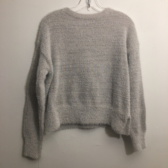 A. Byer Oversized Metallic Thread Fluffy Sweater: Size M - Picture 3 of 7
